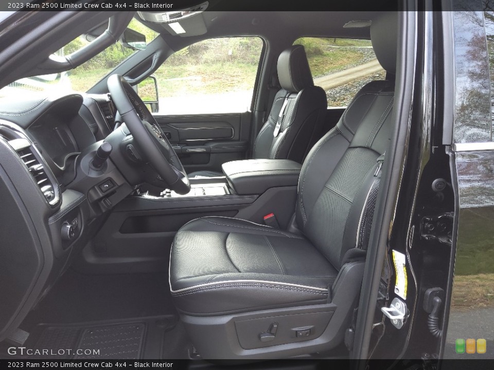 Black Interior Front Seat for the 2023 Ram 2500 Limited Crew Cab 4x4 #145717669