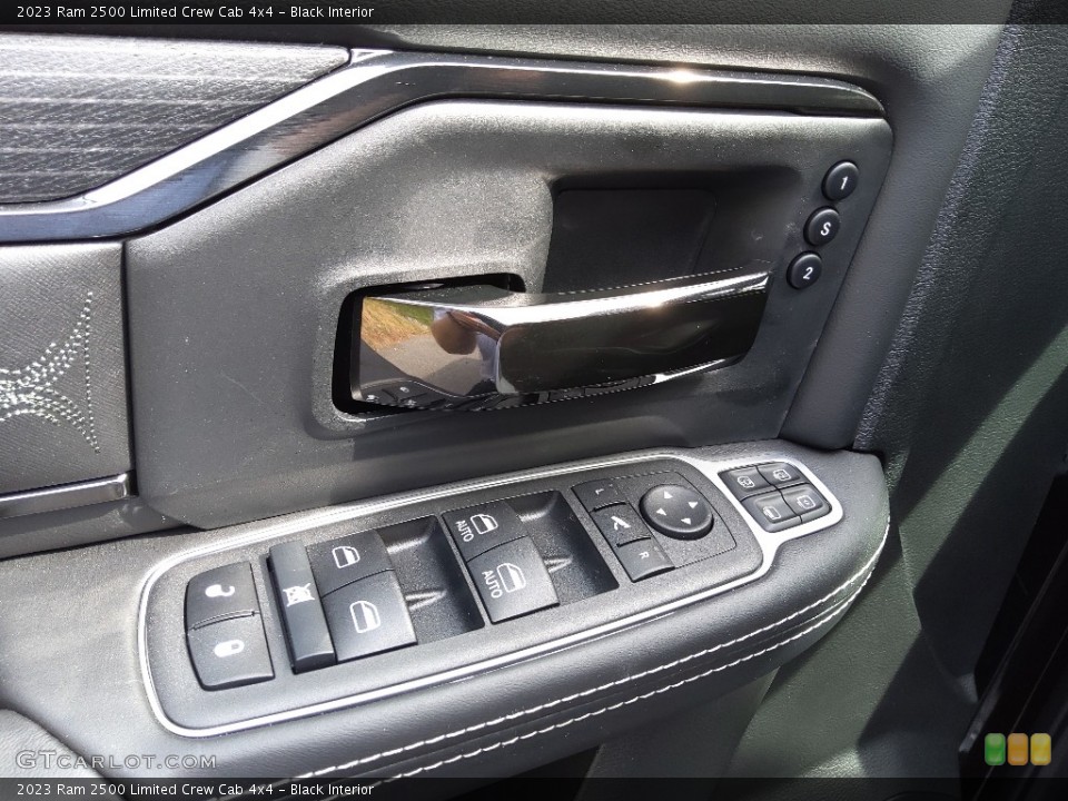 Black Interior Door Panel for the 2023 Ram 2500 Limited Crew Cab 4x4 #145717690
