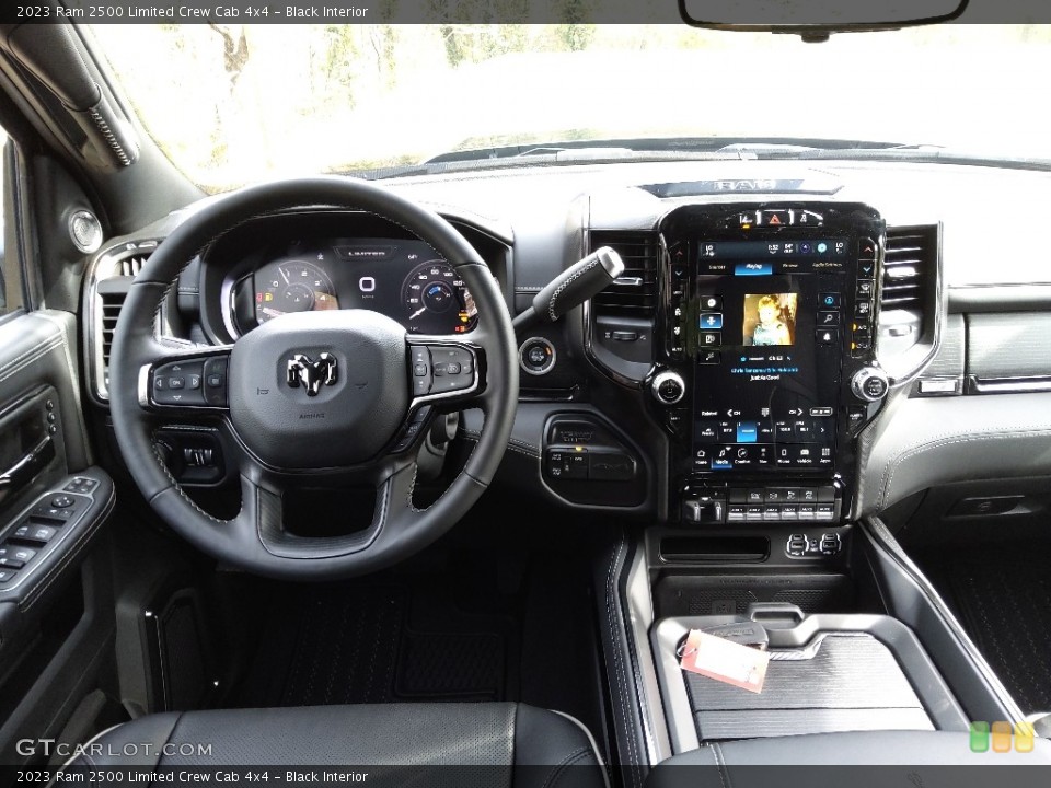 Black Interior Dashboard for the 2023 Ram 2500 Limited Crew Cab 4x4 #145717852