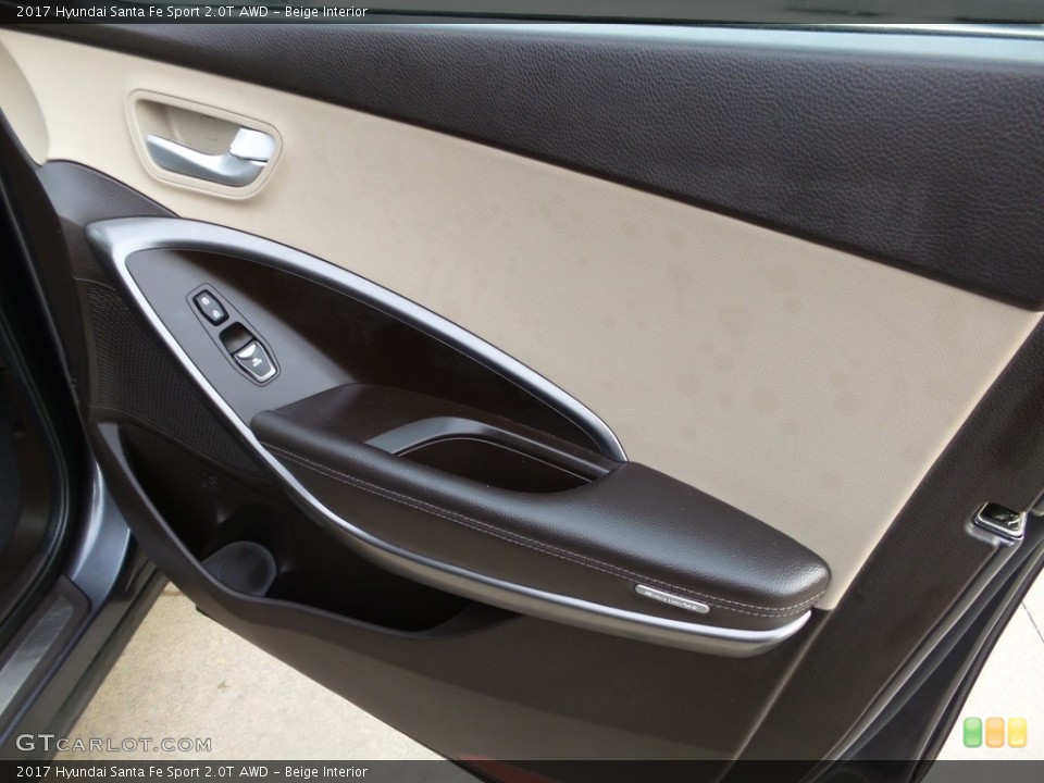 Beige Interior Door Panel for the 2017 Hyundai Santa Fe Sport 2.0T AWD #145717873