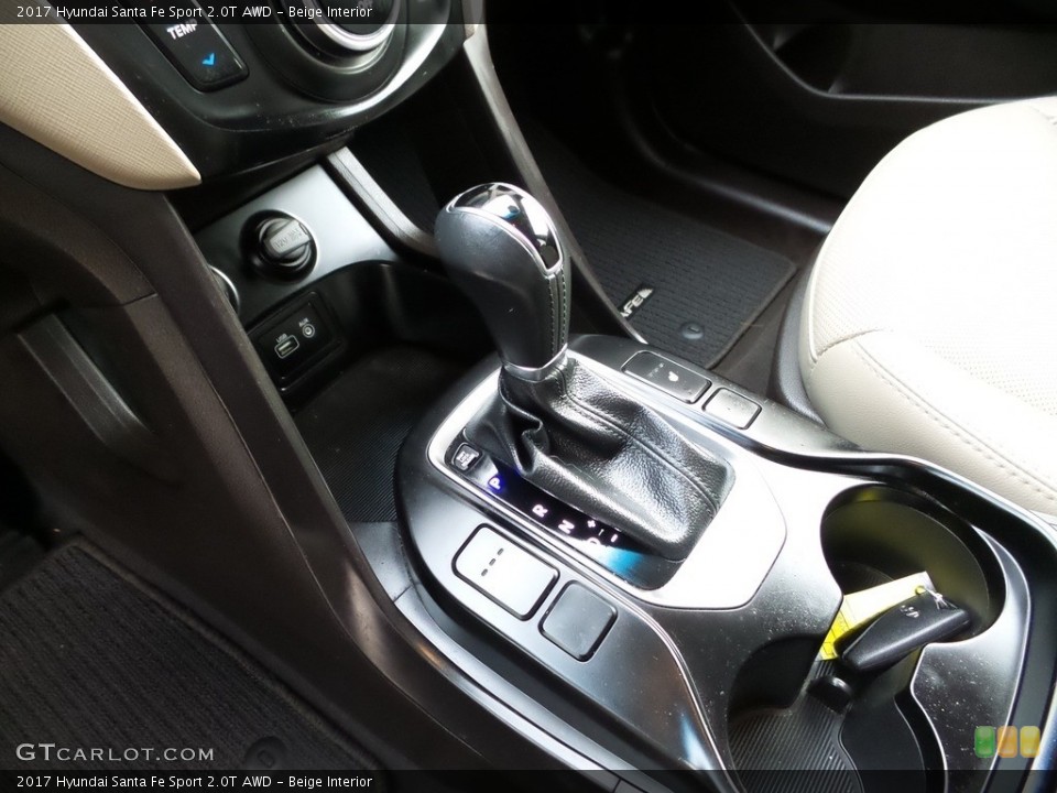 Beige Interior Transmission for the 2017 Hyundai Santa Fe Sport 2.0T AWD #145718026