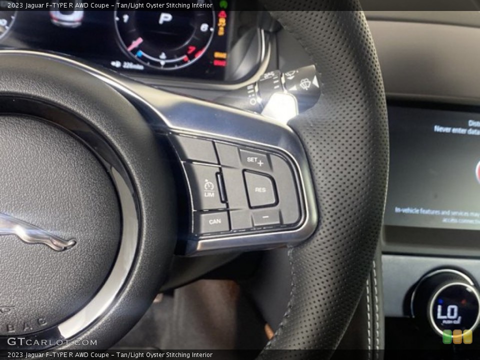 Tan/Light Oyster Stitching Interior Steering Wheel for the 2023 Jaguar F-TYPE R AWD Coupe #145718329