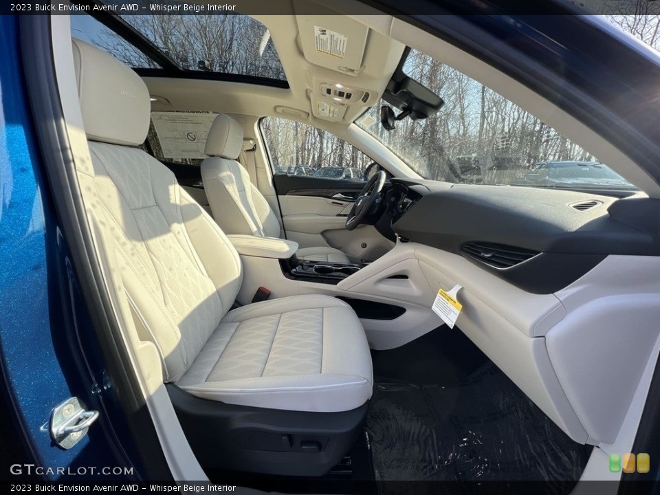 Whisper Beige 2023 Buick Envision Interiors