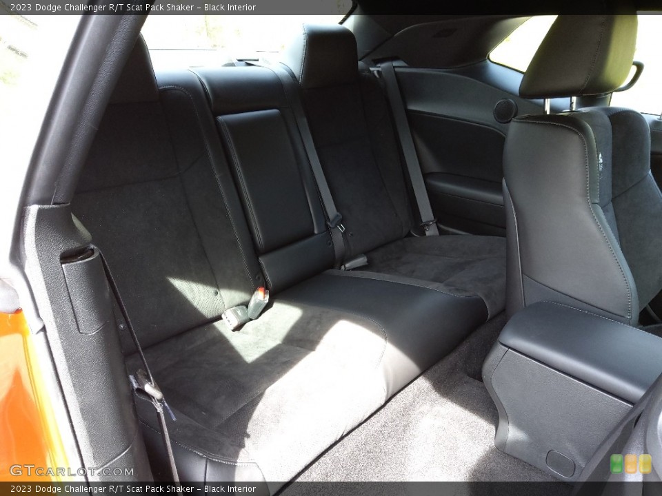 Black Interior Rear Seat for the 2023 Dodge Challenger R/T Scat Pack Shaker #145719292