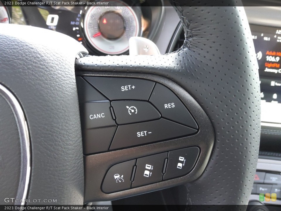 Black Interior Steering Wheel for the 2023 Dodge Challenger R/T Scat Pack Shaker #145719382