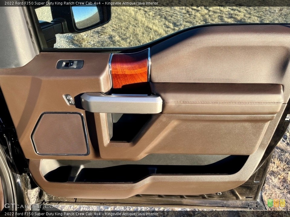 Kingsville Antique/Java Interior Door Panel for the 2022 Ford F350 Super Duty King Ranch Crew Cab 4x4 #145720825