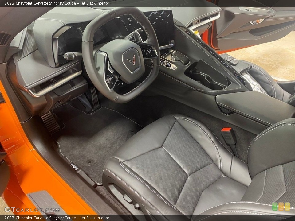 Jet Black Interior Photo for the 2023 Chevrolet Corvette Stingray Coupe #145720921