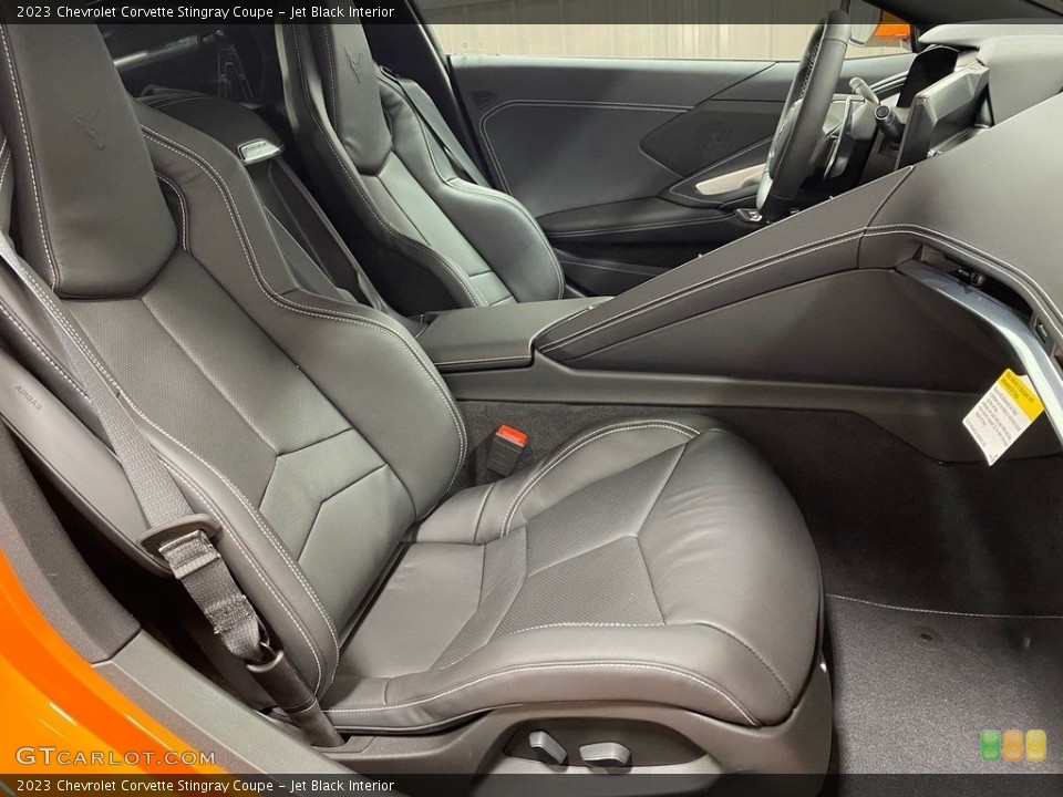 Jet Black Interior Front Seat for the 2023 Chevrolet Corvette Stingray Coupe #145720936