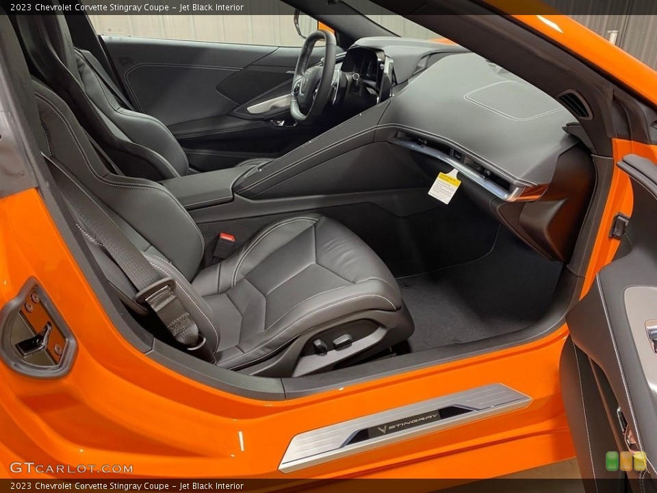 Jet Black Interior Front Seat for the 2023 Chevrolet Corvette Stingray Coupe #145720951