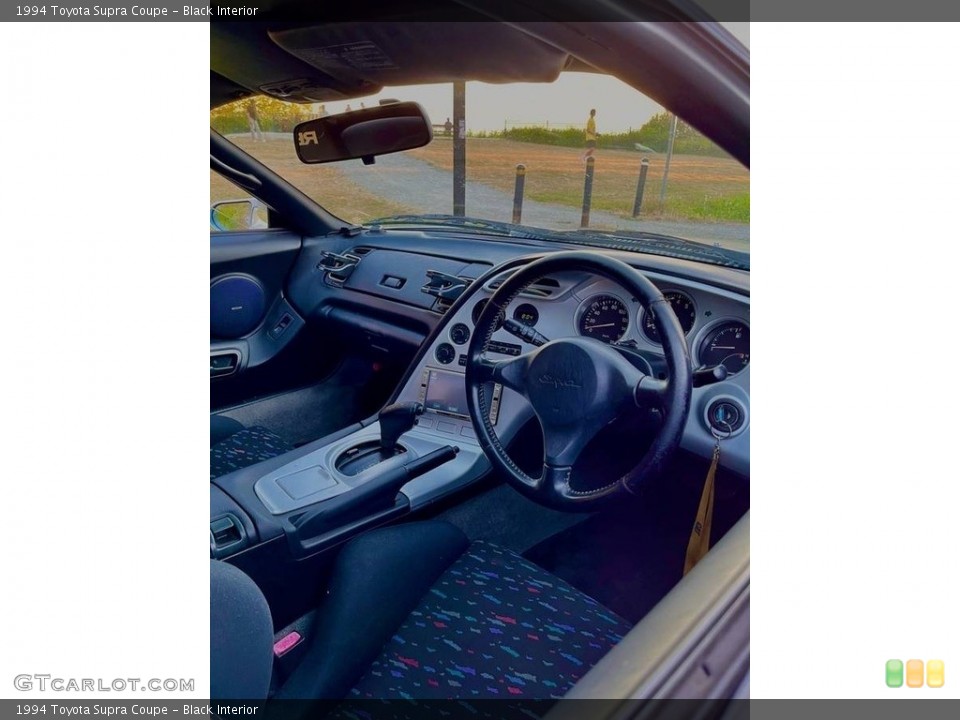 Black Interior Dashboard for the 1994 Toyota Supra Coupe #145721275