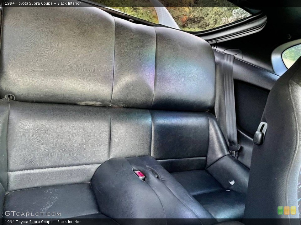 Black Interior Rear Seat for the 1994 Toyota Supra Coupe #145721308