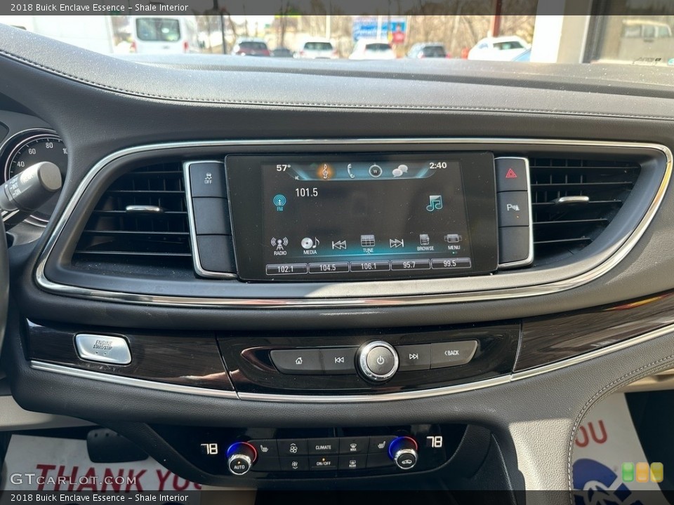Shale Interior Controls for the 2018 Buick Enclave Essence #145721872