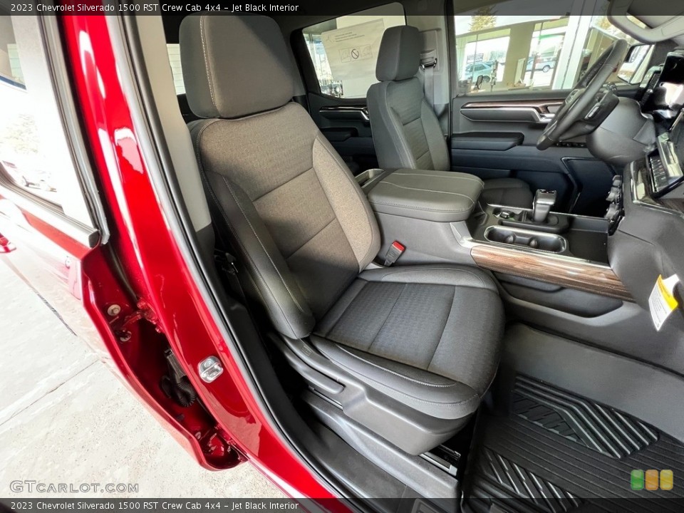 Jet Black Interior Front Seat for the 2023 Chevrolet Silverado 1500 RST Crew Cab 4x4 #145725756
