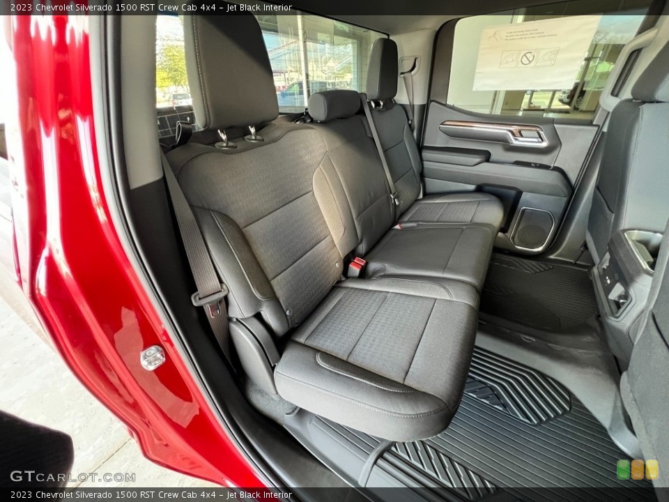 Jet Black Interior Rear Seat for the 2023 Chevrolet Silverado 1500 RST Crew Cab 4x4 #145725783