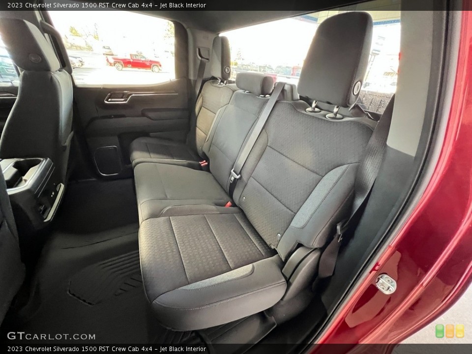 Jet Black Interior Rear Seat for the 2023 Chevrolet Silverado 1500 RST Crew Cab 4x4 #145725831