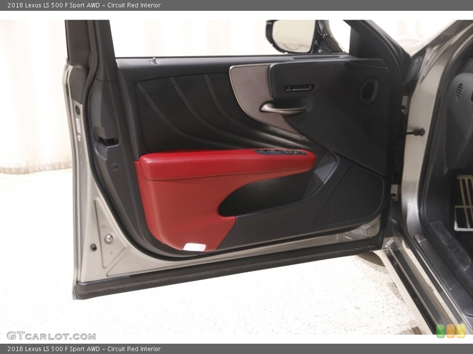 Circuit Red Interior Door Panel for the 2018 Lexus LS 500 F Sport AWD #145728135
