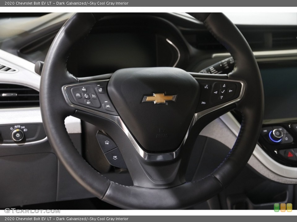 Dark Galvanized/­Sky Cool Gray Interior Steering Wheel for the 2020 Chevrolet Bolt EV LT #145728283