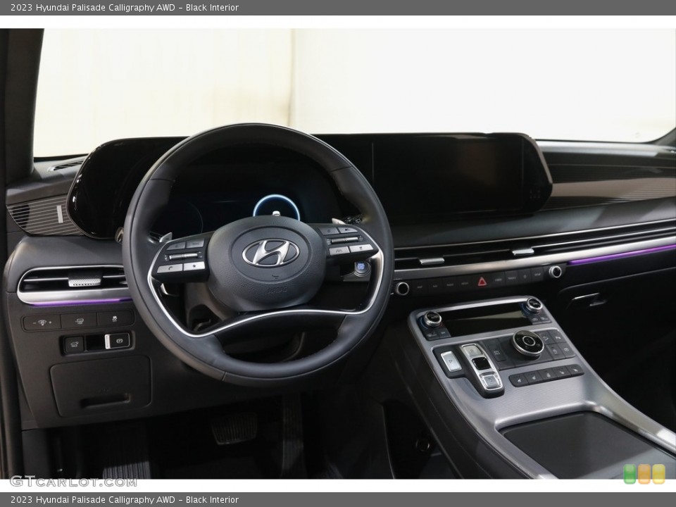 Black Interior Dashboard for the 2023 Hyundai Palisade Calligraphy AWD #145729045