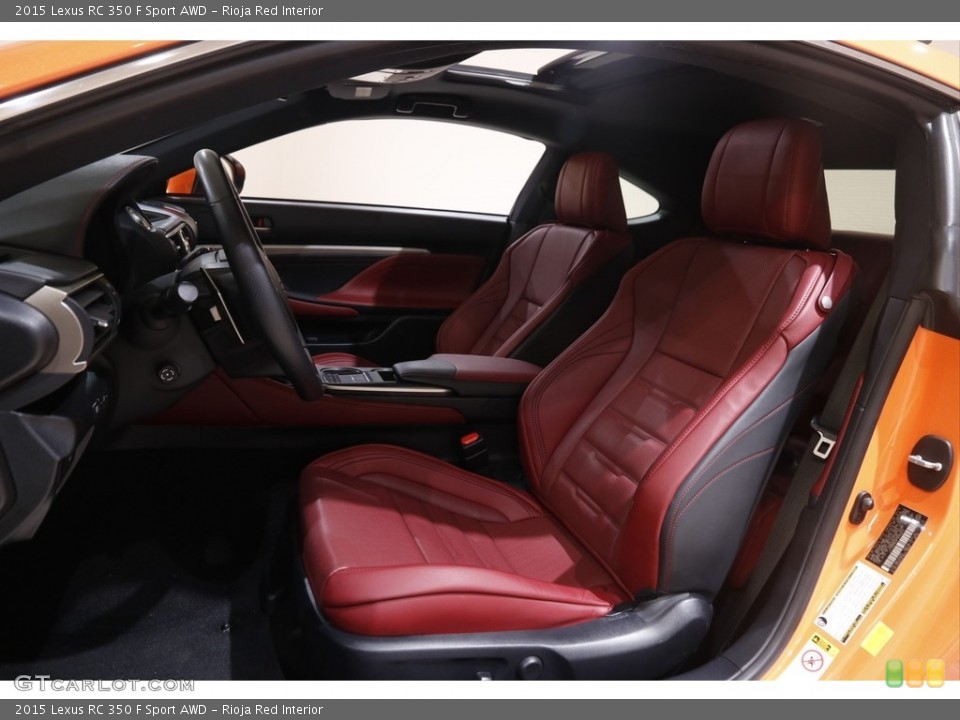 Rioja Red Interior Photo for the 2015 Lexus RC 350 F Sport AWD #145729204