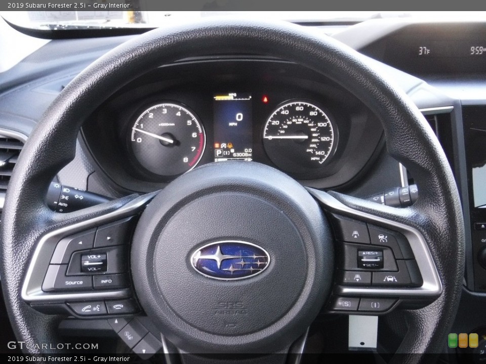 Gray Interior Steering Wheel for the 2019 Subaru Forester 2.5i #145729327