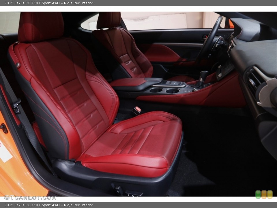 Rioja Red Interior Front Seat for the 2015 Lexus RC 350 F Sport AWD #145729465