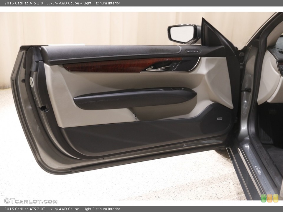 Light Platinum Interior Door Panel for the 2016 Cadillac ATS 2.0T Luxury AWD Coupe #145729705