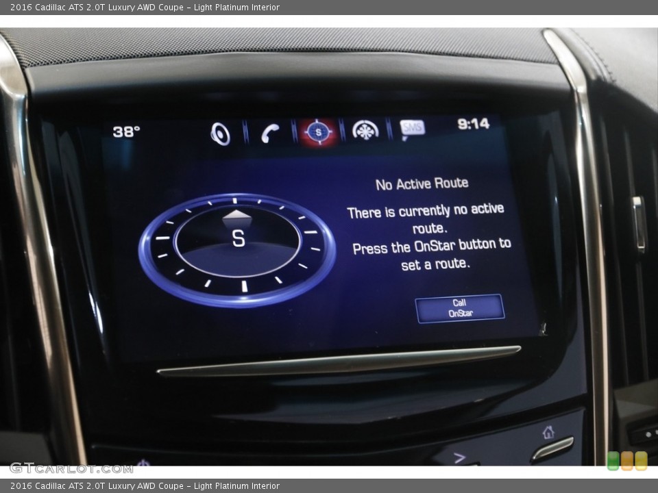 Light Platinum Interior Controls for the 2016 Cadillac ATS 2.0T Luxury AWD Coupe #145729879