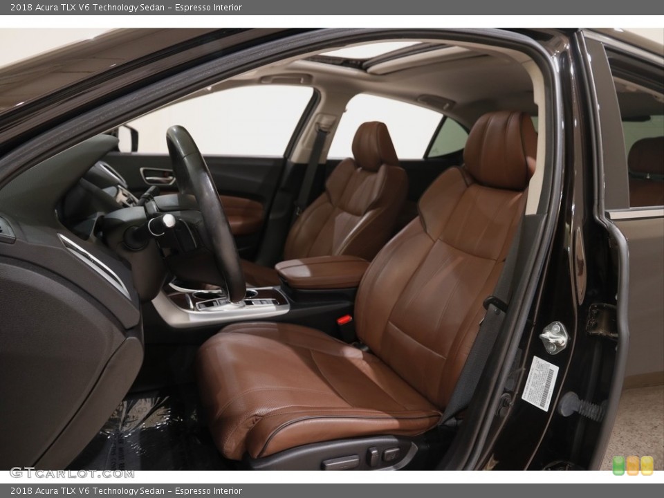 Espresso Interior Front Seat for the 2018 Acura TLX V6 Technology Sedan #145731988