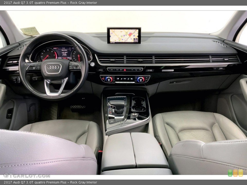 Rock Gray Interior Photo for the 2017 Audi Q7 3.0T quattro Premium Plus #145732000