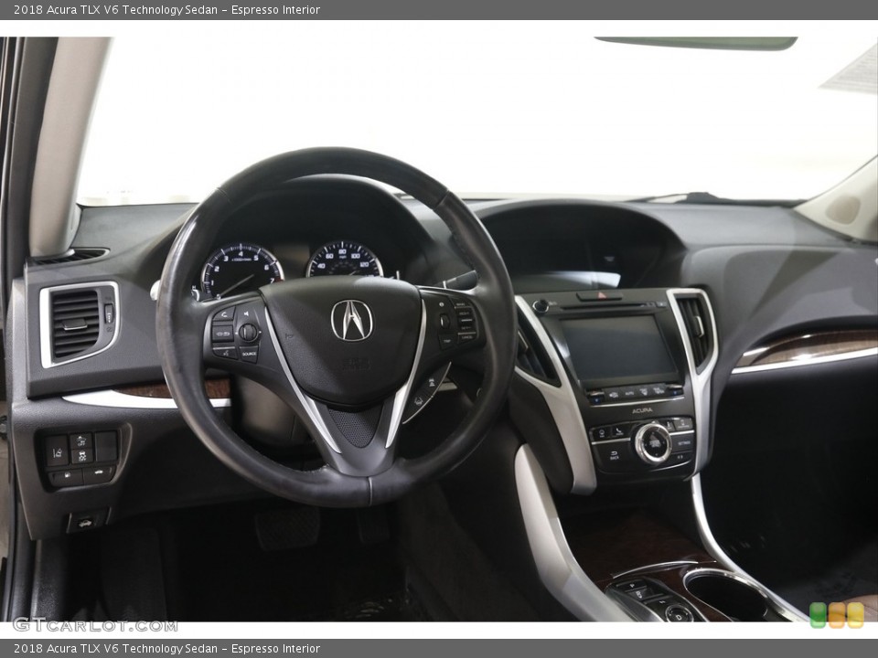 Espresso Interior Dashboard for the 2018 Acura TLX V6 Technology Sedan #145732012