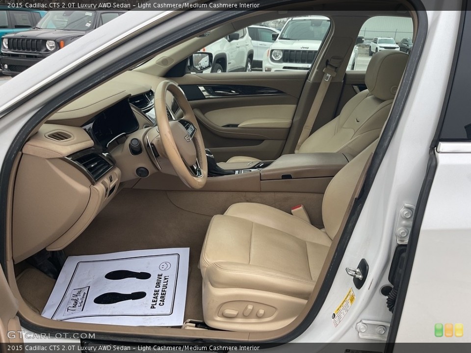 Light Cashmere/Medium Cashmere Interior Photo for the 2015 Cadillac CTS 2.0T Luxury AWD Sedan #145732198