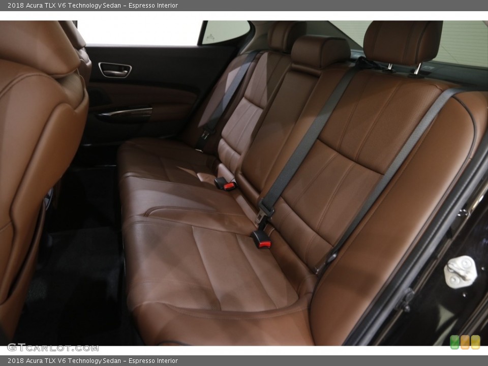 Espresso Interior Rear Seat for the 2018 Acura TLX V6 Technology Sedan #145732279