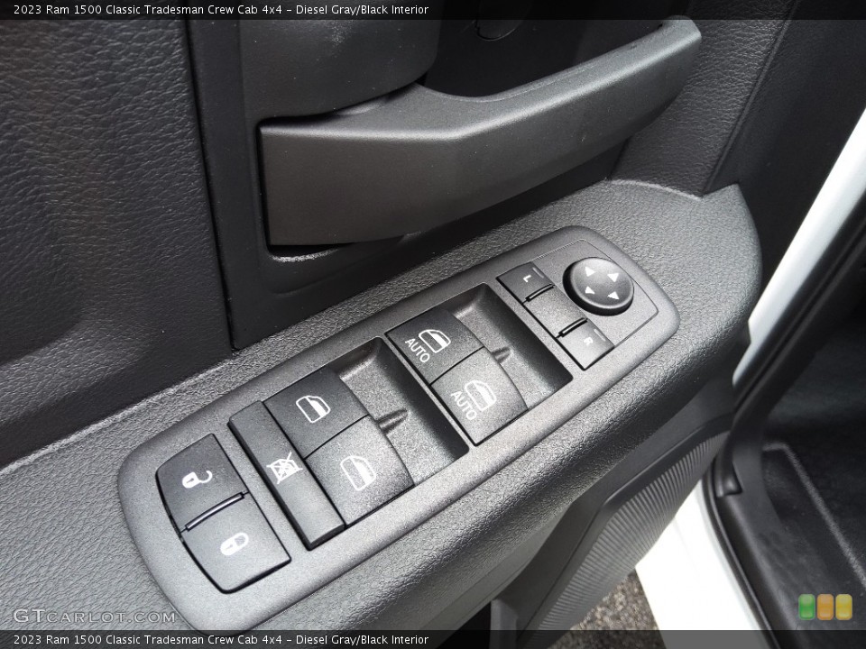Diesel Gray/Black Interior Door Panel for the 2023 Ram 1500 Classic Tradesman Crew Cab 4x4 #145732624