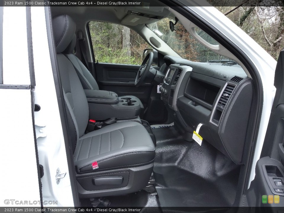 Diesel Gray/Black Interior Front Seat for the 2023 Ram 1500 Classic Tradesman Crew Cab 4x4 #145732702