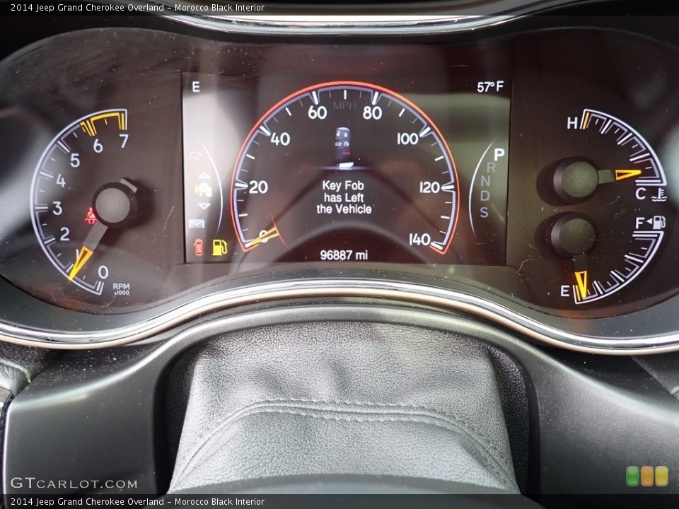 Morocco Black Interior Gauges for the 2014 Jeep Grand Cherokee Overland #145733098