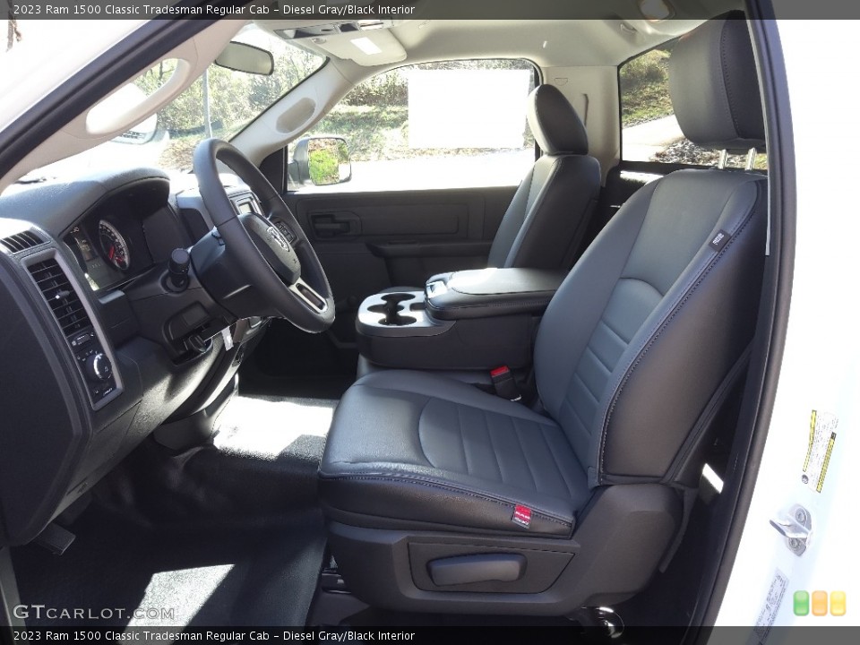 Diesel Gray/Black Interior Front Seat for the 2023 Ram 1500 Classic Tradesman Regular Cab #145733257