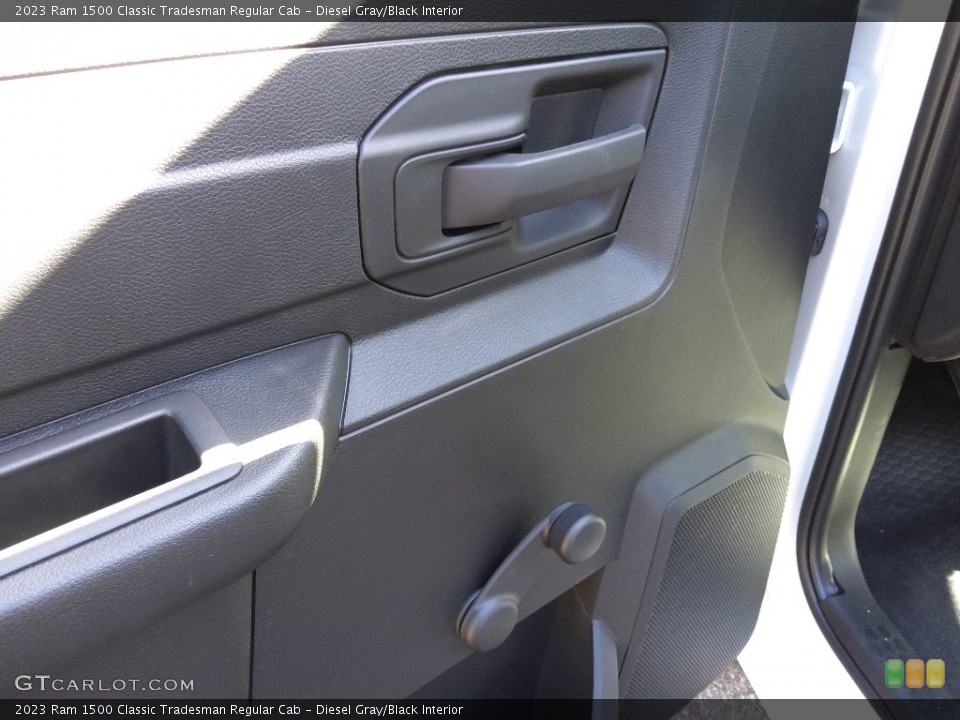 Diesel Gray/Black Interior Door Panel for the 2023 Ram 1500 Classic Tradesman Regular Cab #145733278