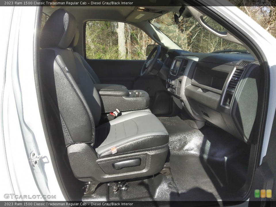 Diesel Gray/Black Interior Front Seat for the 2023 Ram 1500 Classic Tradesman Regular Cab #145733329