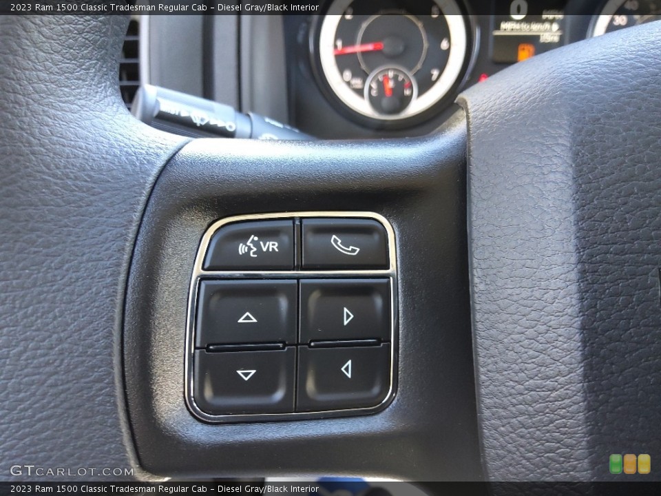 Diesel Gray/Black Interior Steering Wheel for the 2023 Ram 1500 Classic Tradesman Regular Cab #145733371