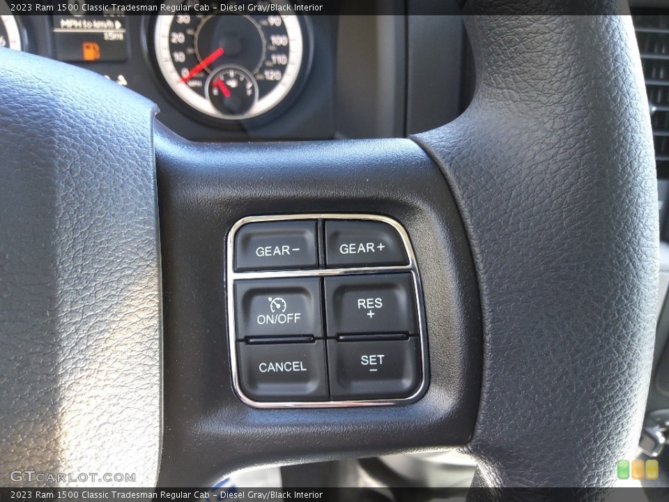 Diesel Gray/Black Interior Steering Wheel for the 2023 Ram 1500 Classic Tradesman Regular Cab #145733392
