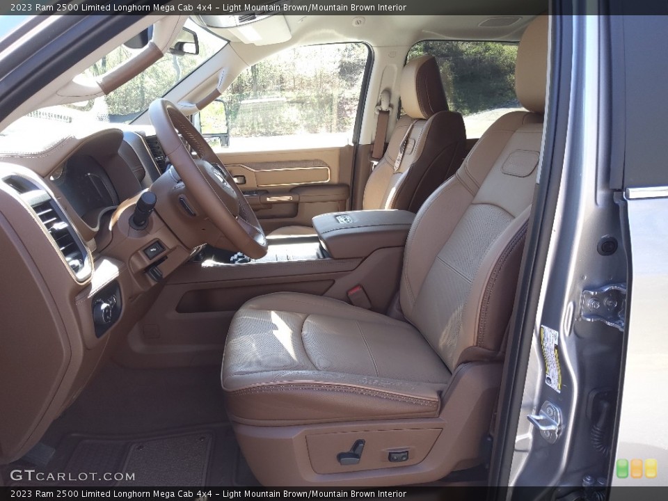 Light Mountain Brown/Mountain Brown 2023 Ram 2500 Interiors