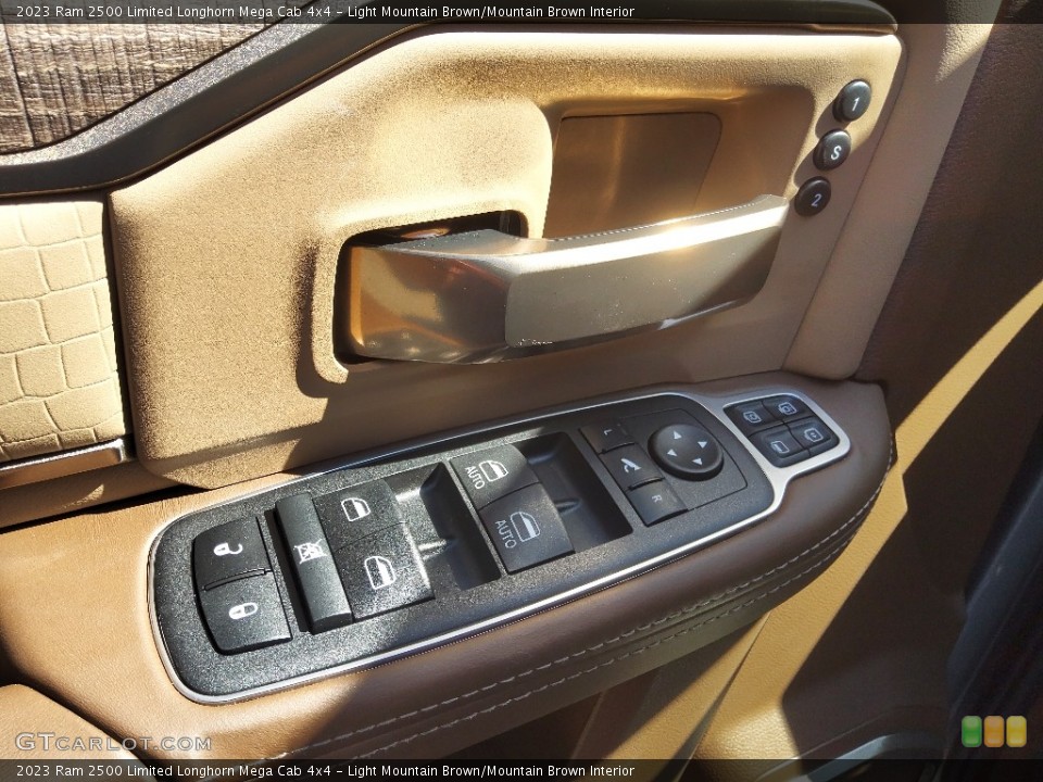 Light Mountain Brown/Mountain Brown Interior Door Panel for the 2023 Ram 2500 Limited Longhorn Mega Cab 4x4 #145734709