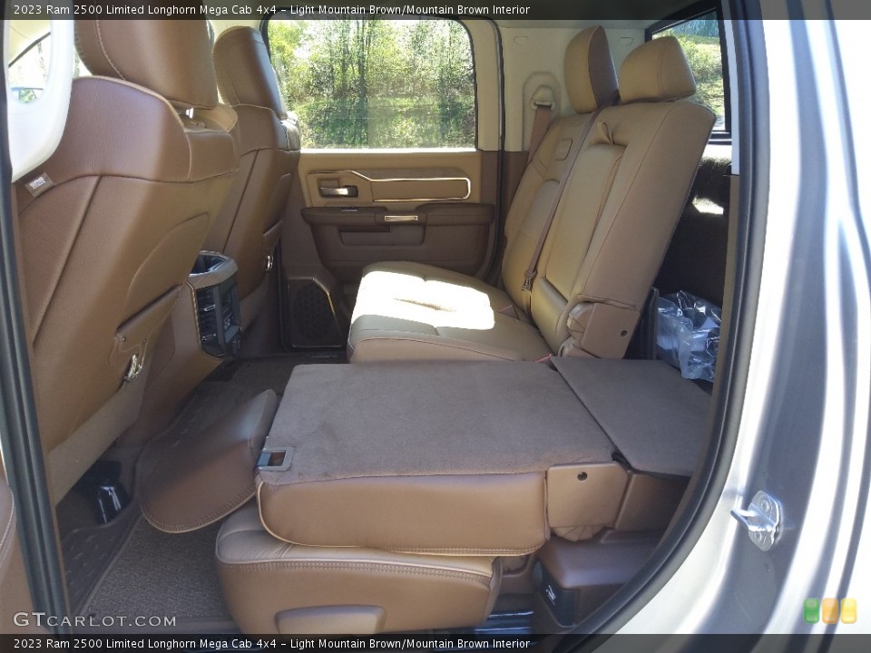 Light Mountain Brown/Mountain Brown Interior Rear Seat for the 2023 Ram 2500 Limited Longhorn Mega Cab 4x4 #145734772