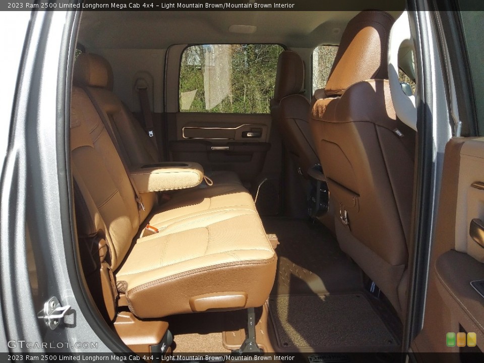 Light Mountain Brown/Mountain Brown Interior Rear Seat for the 2023 Ram 2500 Limited Longhorn Mega Cab 4x4 #145734844
