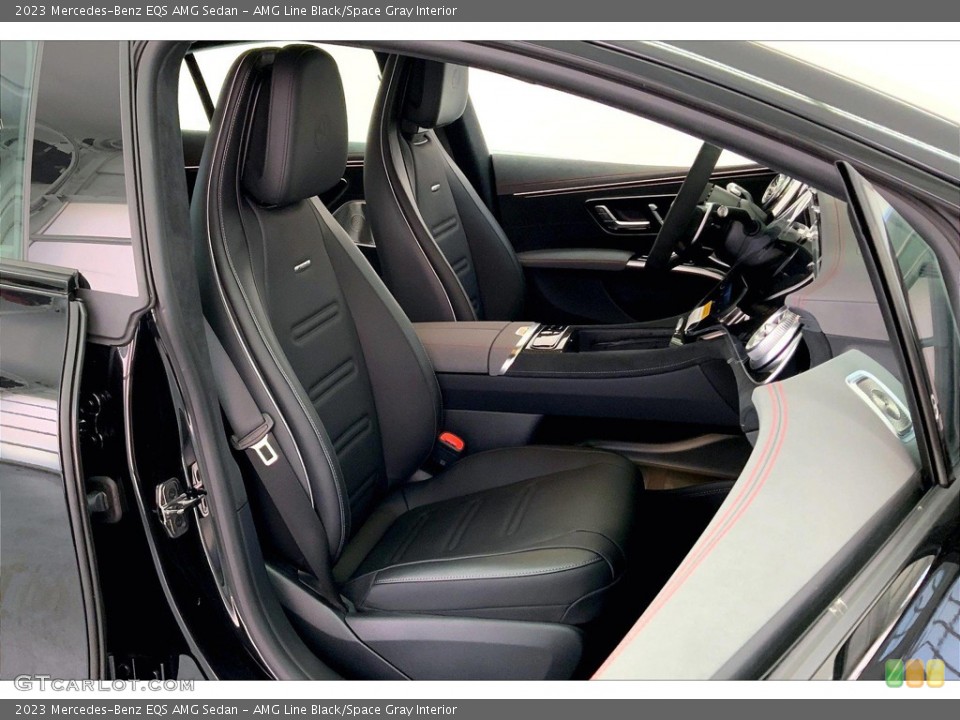 AMG Line Black/Space Gray Interior Front Seat for the 2023 Mercedes-Benz EQS AMG Sedan #145735114