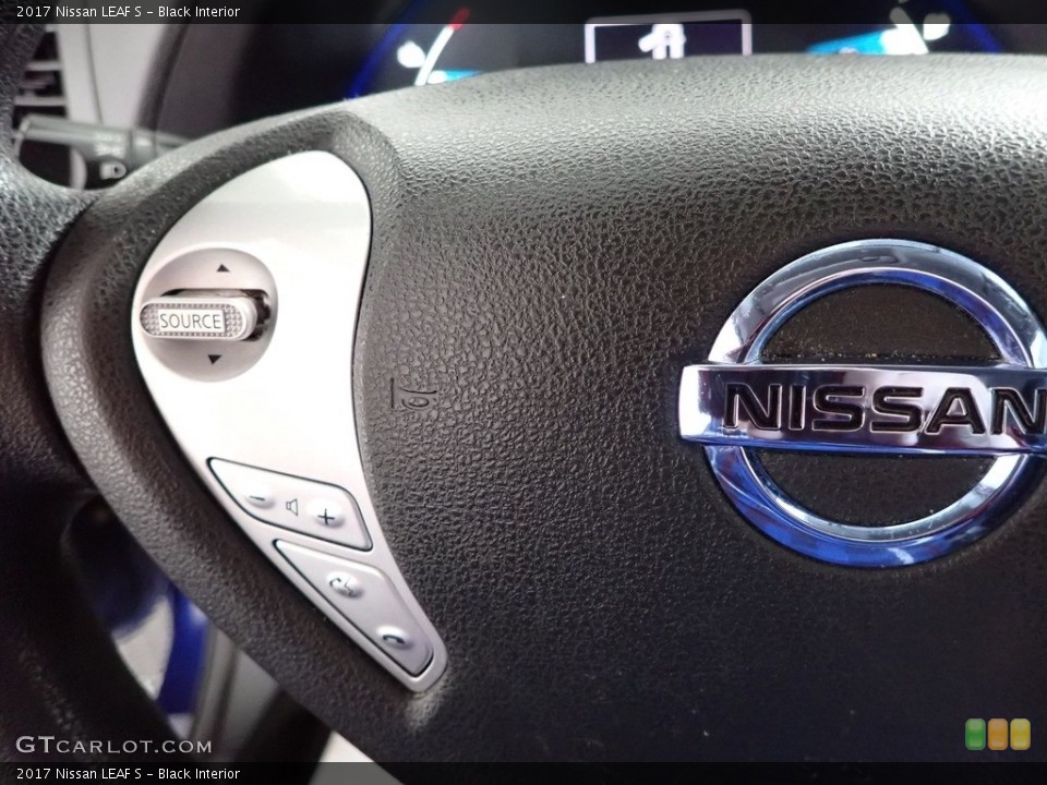 Black Interior Steering Wheel for the 2017 Nissan LEAF S #145738156