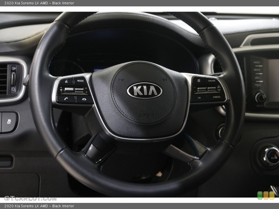 Black Interior Steering Wheel for the 2020 Kia Sorento LX AWD #145739377