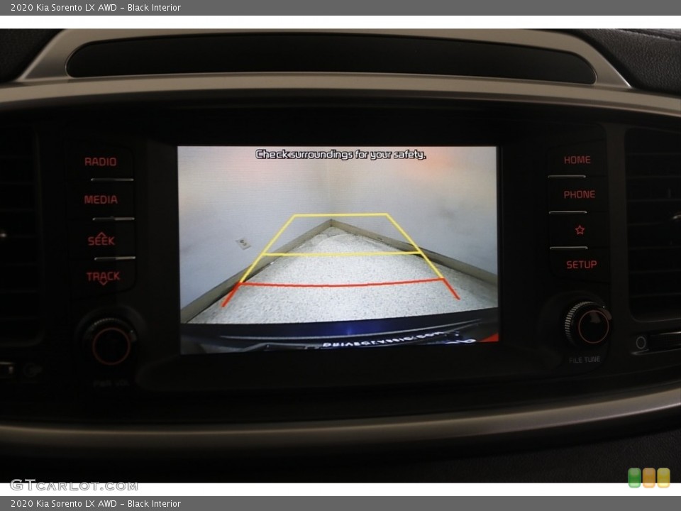 Black Interior Controls for the 2020 Kia Sorento LX AWD #145739425