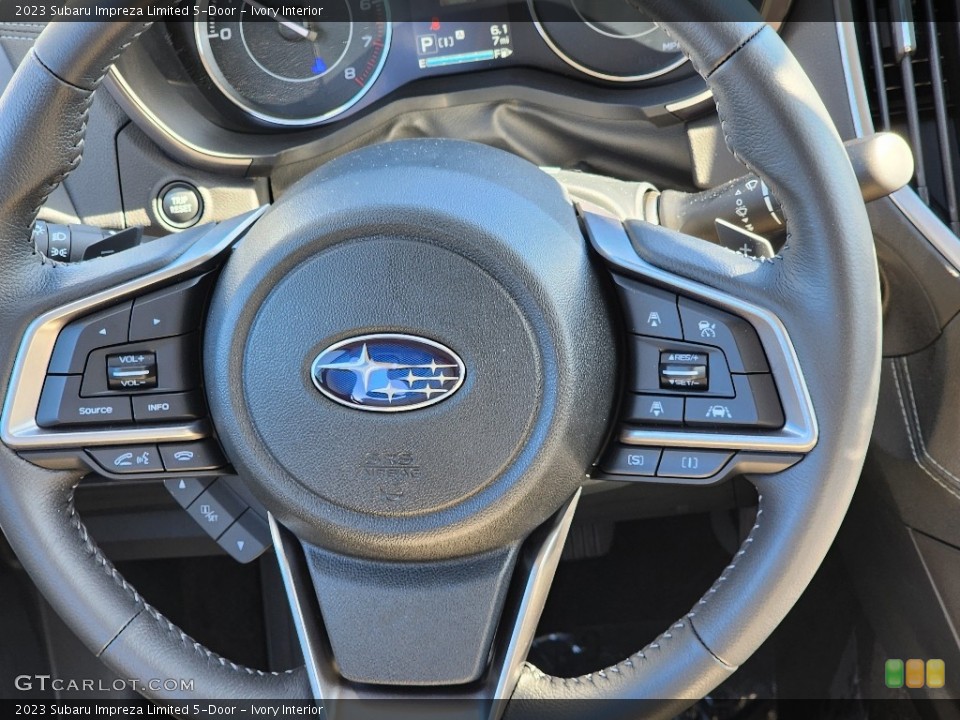 Ivory Interior Steering Wheel for the 2023 Subaru Impreza Limited 5-Door #145741733
