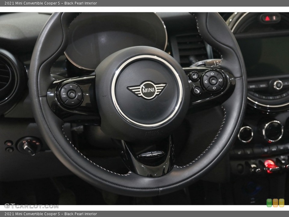 Black Pearl Interior Steering Wheel for the 2021 Mini Convertible Cooper S #145742299